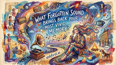 What forgotten sound brings back your most vivid memory?