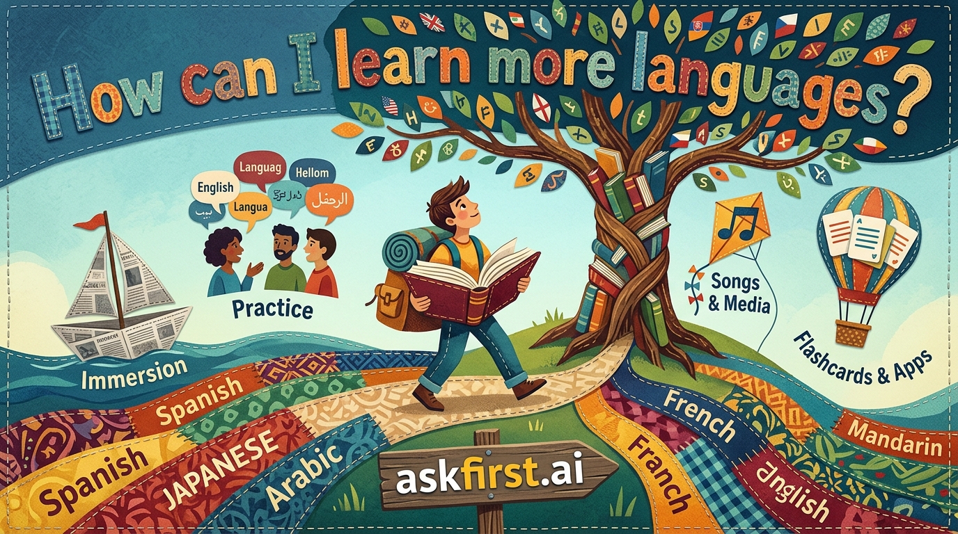 How can I learn more languages? How can I learn more languages?
