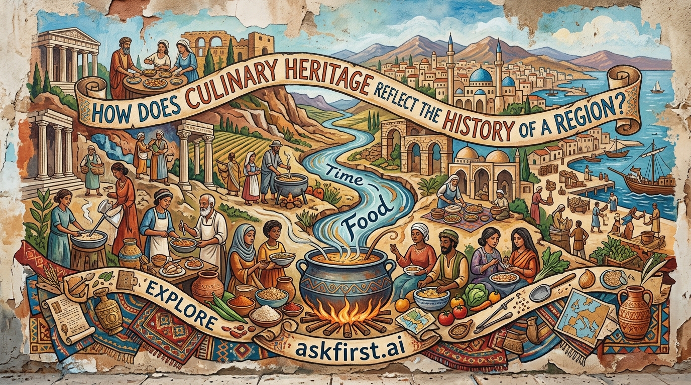 How does culinary heritage reflect the history of a region? How does culinary heritage reflect the history of a region?