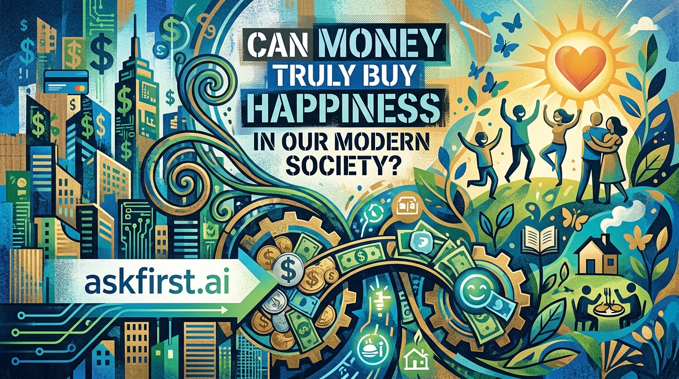 Can money truly buy happiness in our modern society? Can money truly buy happiness in our modern society?