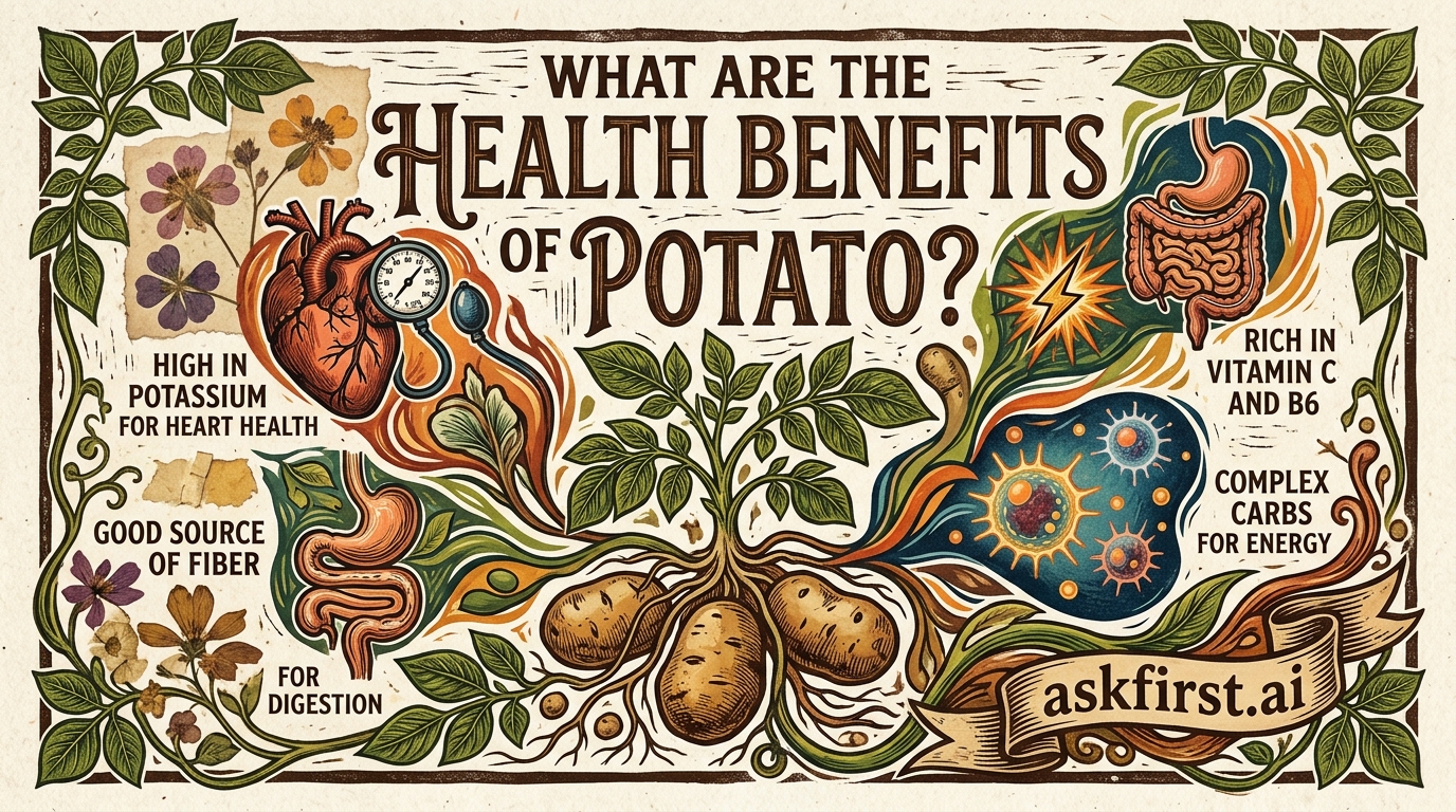 What are the health benefits of potato? What are the health benefits of potato?