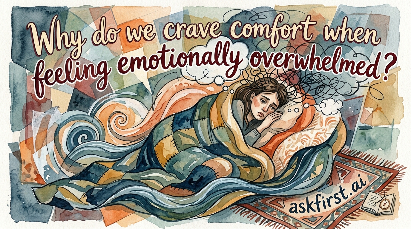 Why do we crave comfort when feeling emotionally overwhelmed? Why do we crave comfort when feeling emotionally overwhelmed?