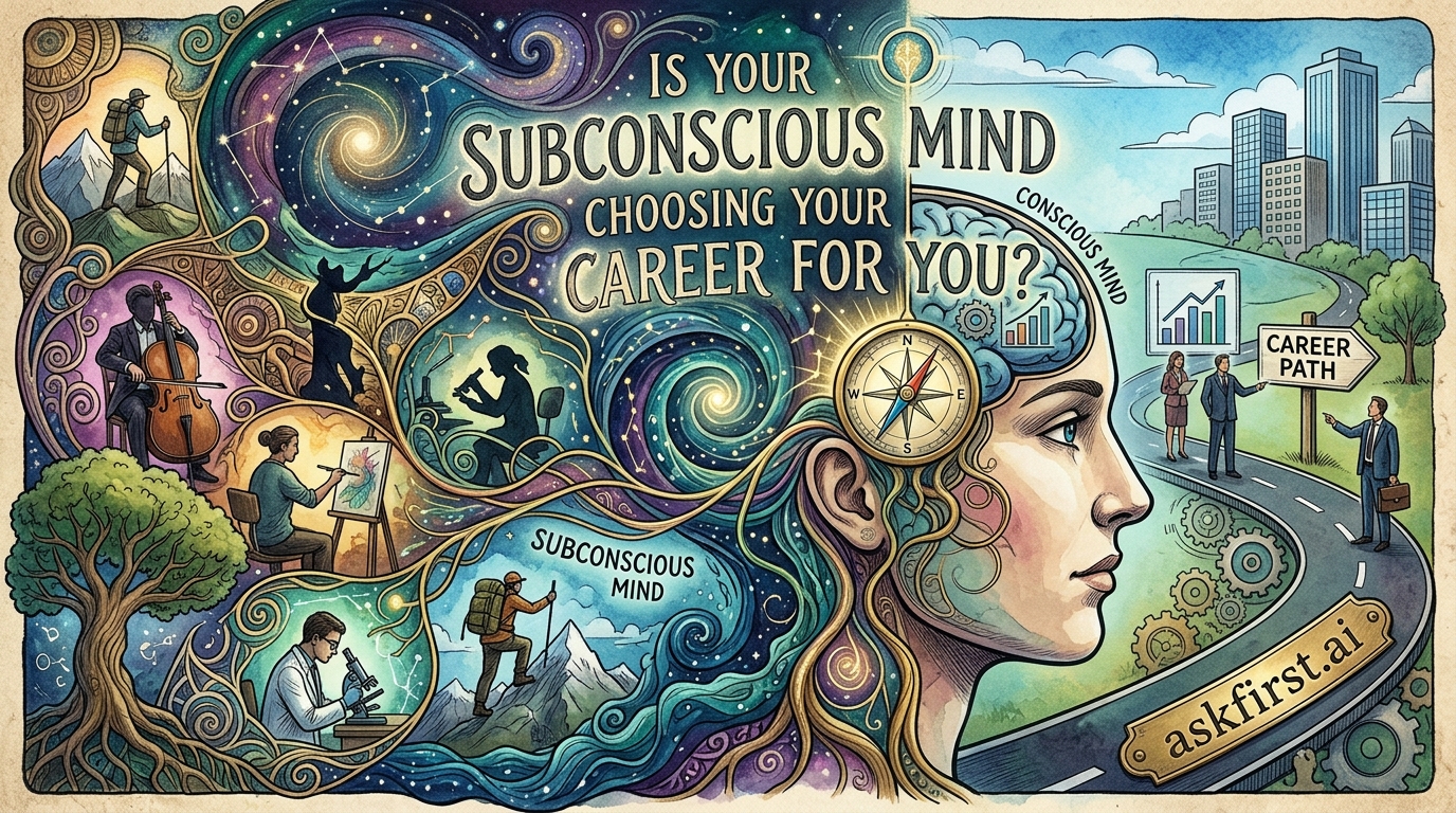 Is your subconscious mind choosing your career for you? Is your subconscious mind choosing your career for you?