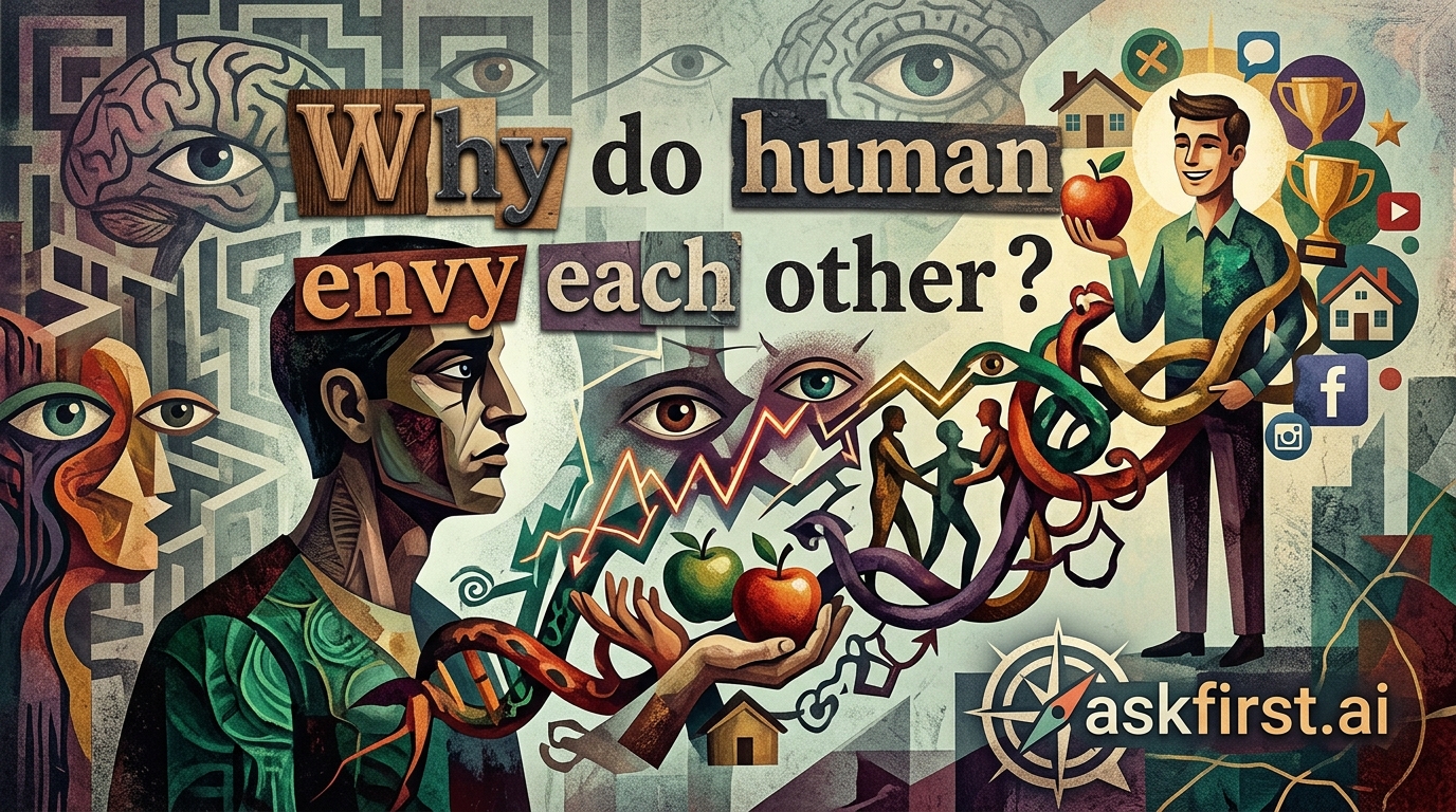 Why do human envy each other? Why do human envy each other?