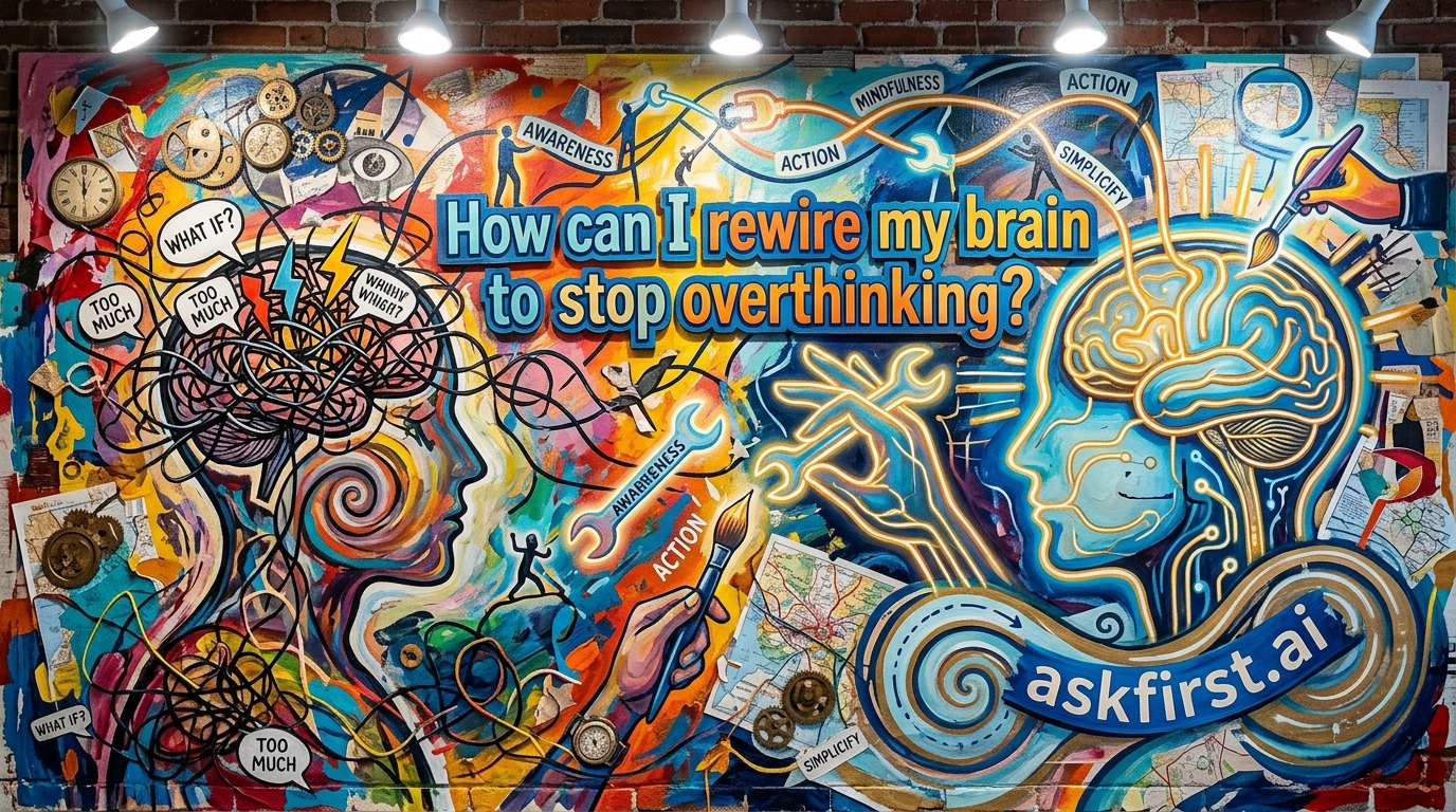 How can I rewire my brain to stop overthinking? How can I rewire my brain to stop overthinking?