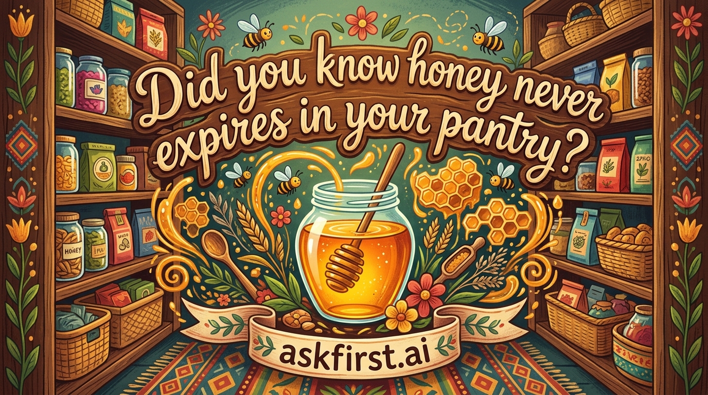 Did you know honey never expires in your pantry? Did you know honey never expires in your pantry?