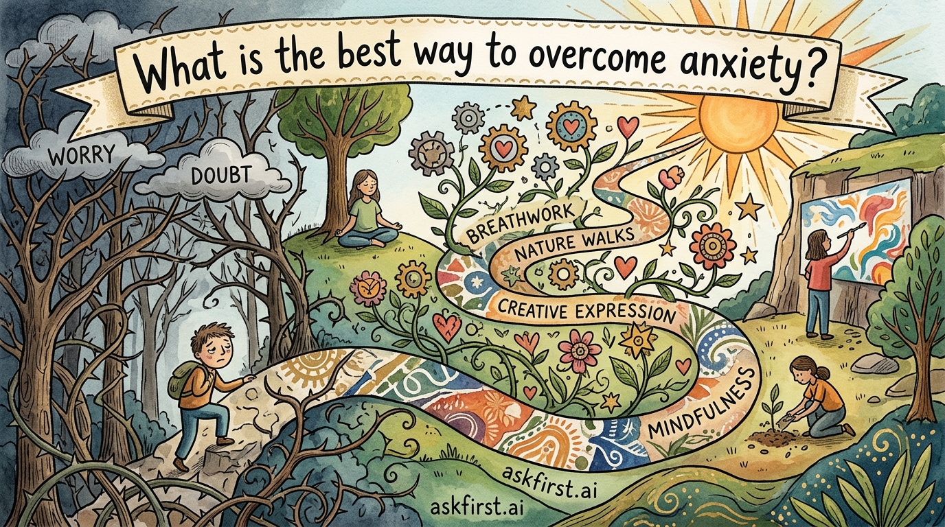 What is the best way to overcome anxiety? What is the best way to overcome anxiety?