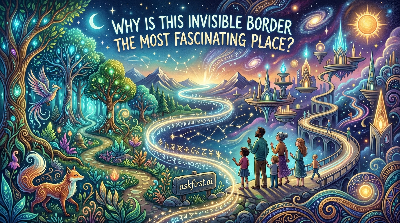 Why is this invisible border the most fascinating place? Why is this invisible border the most fascinating place?