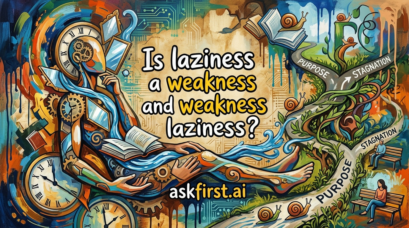 Is laziness a weakness and weakness laziness? Is laziness a weakness and weakness laziness?