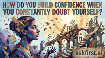 How do you build confidence when you constantly doubt yourself?