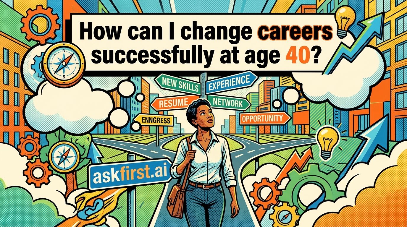 How can I change careers successfully at age 40? How can I change careers successfully at age 40?