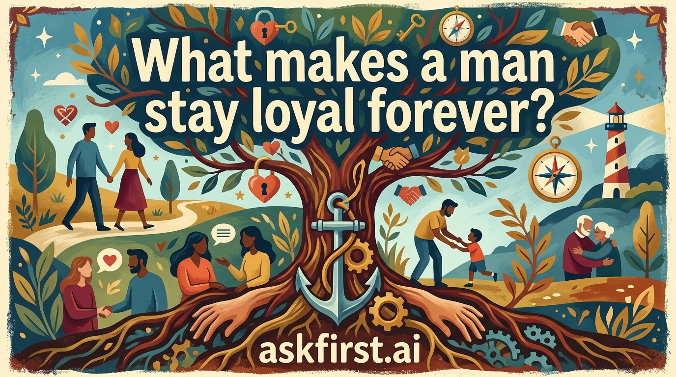 What makes a man stay loyal forever? What makes a man stay loyal forever?