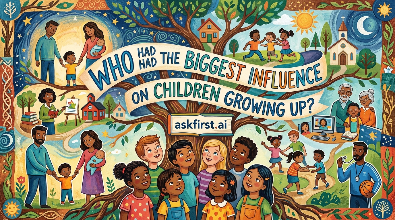 Who had the biggest influence on children growing up? Who had the biggest influence on children growing up?