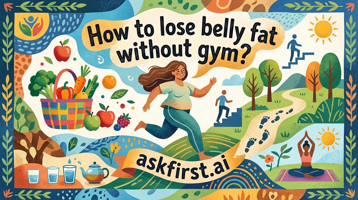 How to lose belly fat without gym? How to lose belly fat without gym?