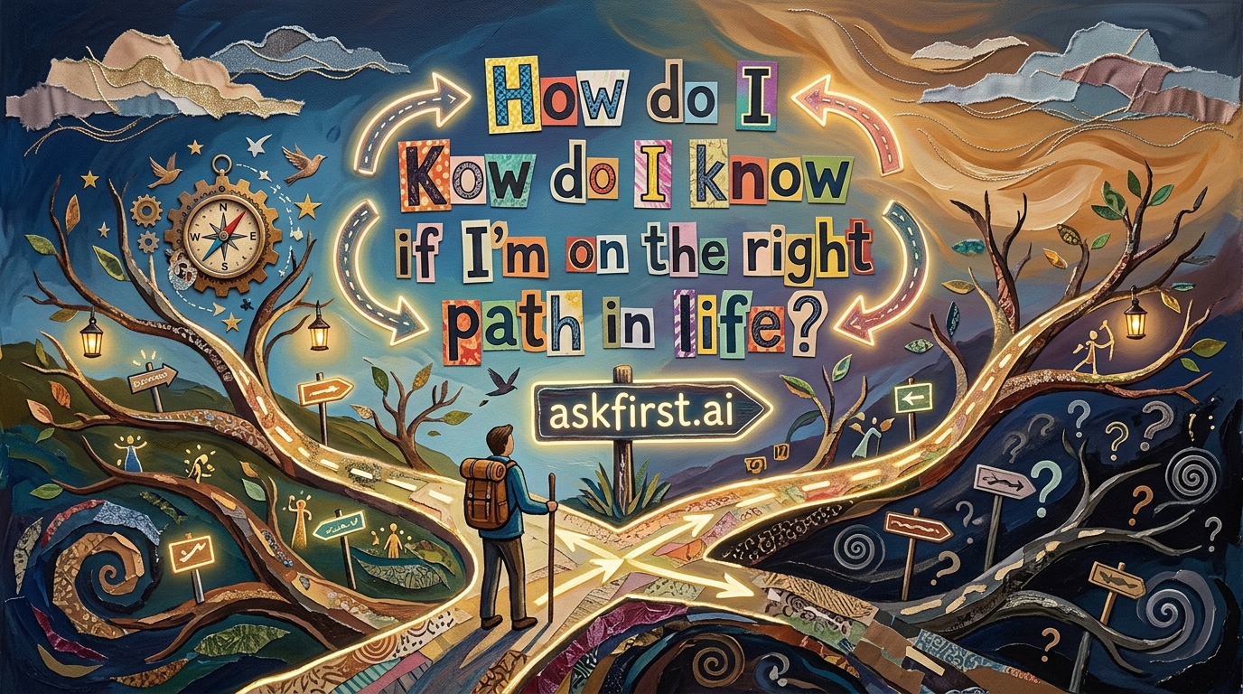 How do I know if I’m on the right path in life? How do I know if I’m on the right path in life?