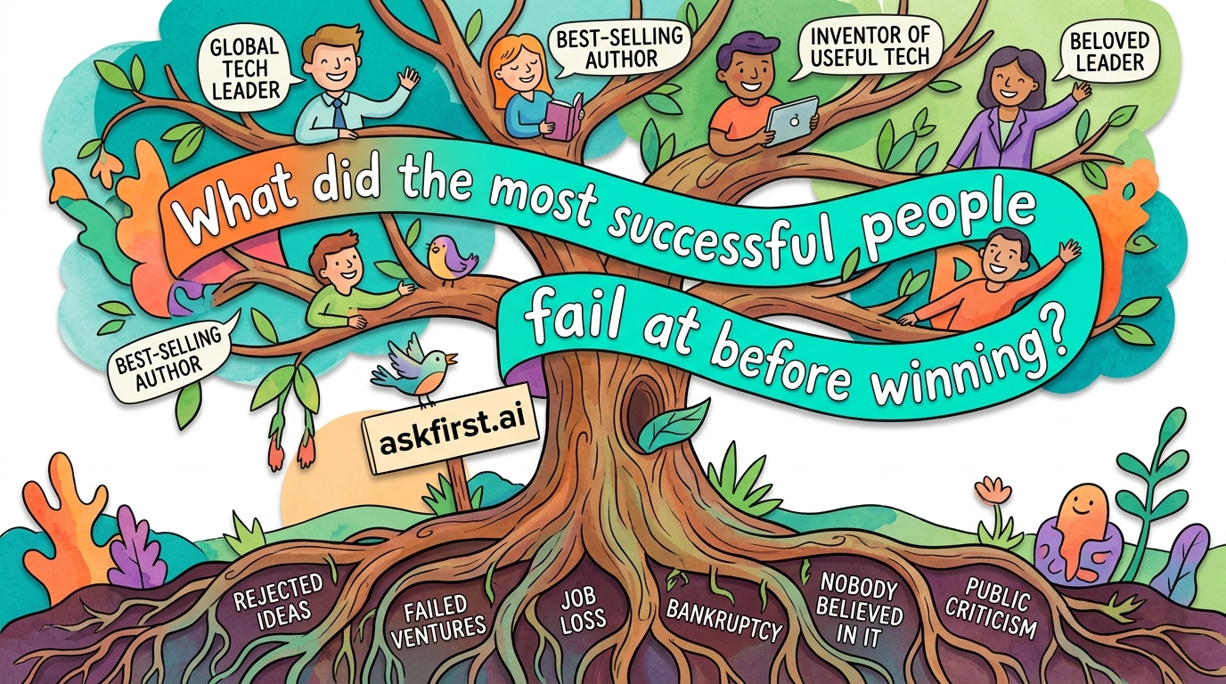 What did the most successful people fail at before winning? What did the most successful people fail at before winning?