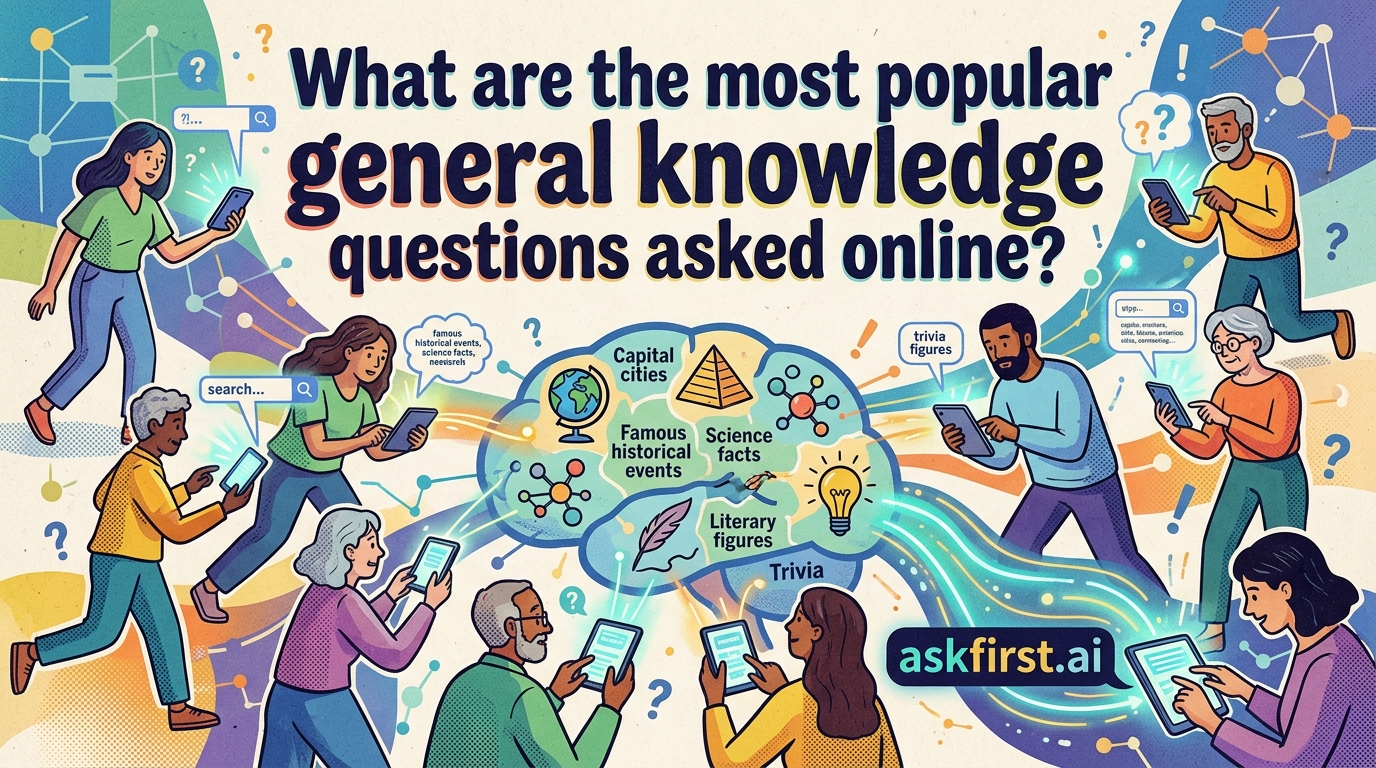What are the most popular general knowledge questions asked online? What are the most popular general knowledge questions asked online?