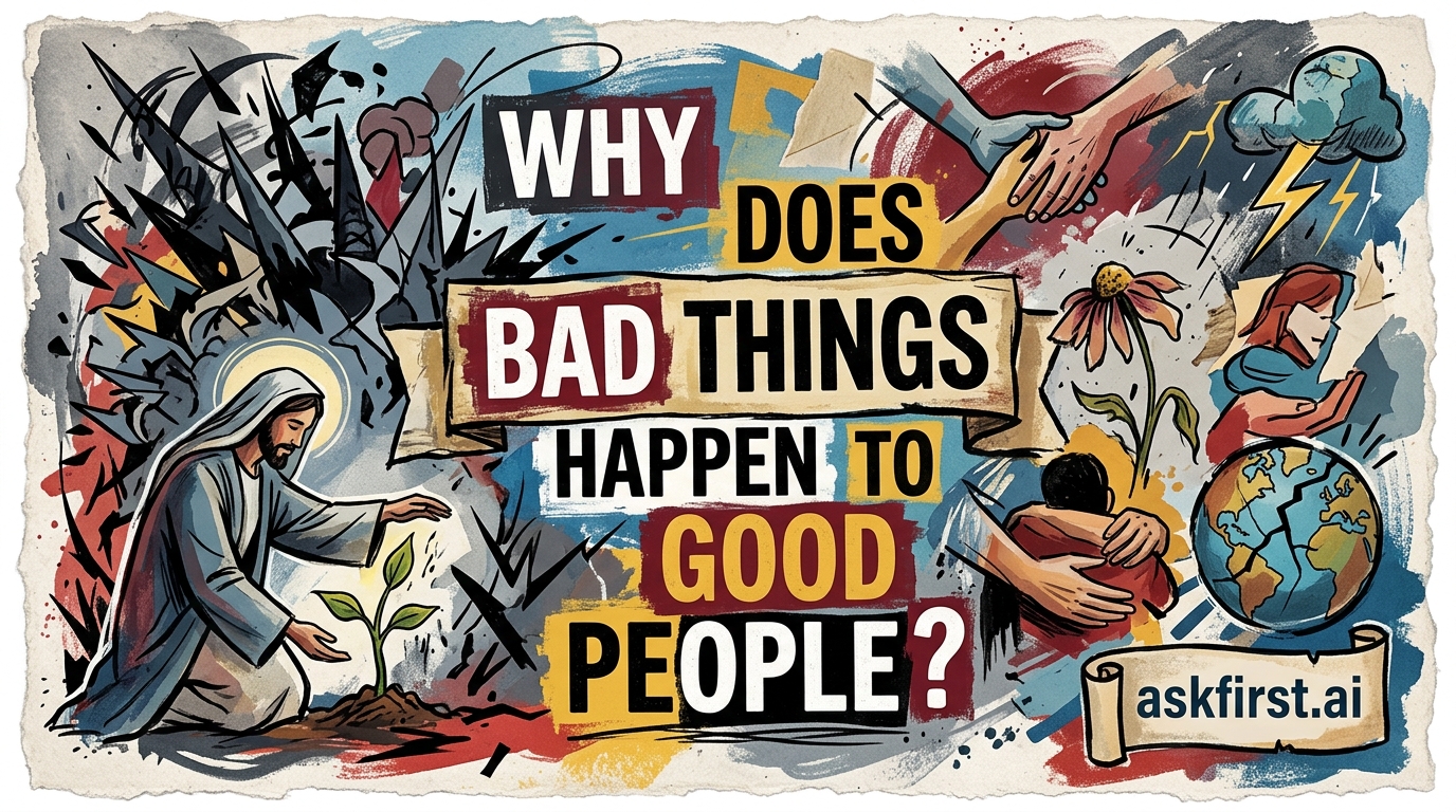 Why does bad things happen to good people? Why does bad things happen to good people?