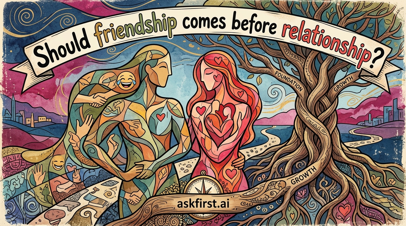 Should friendship comes before relationship? Should friendship comes before relationship?