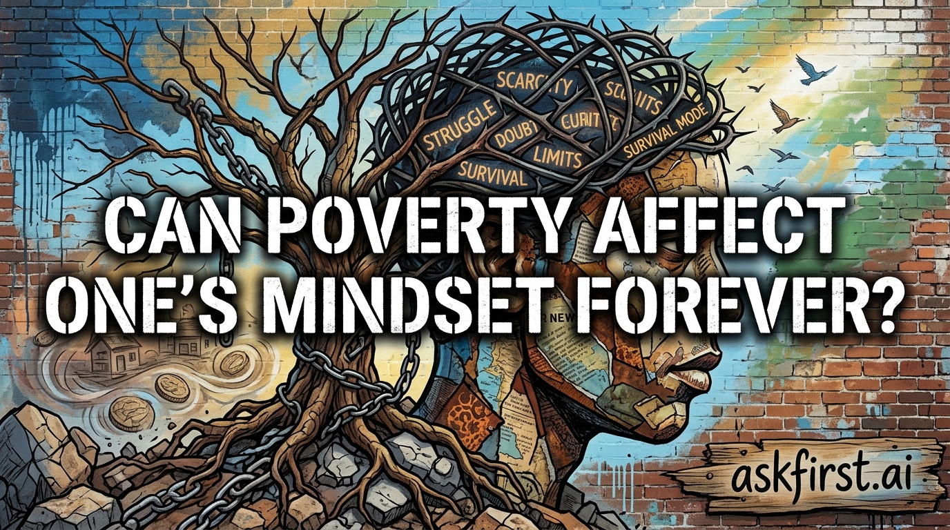 Can poverty affect one's mindset forever? Can poverty affect one's mindset forever?