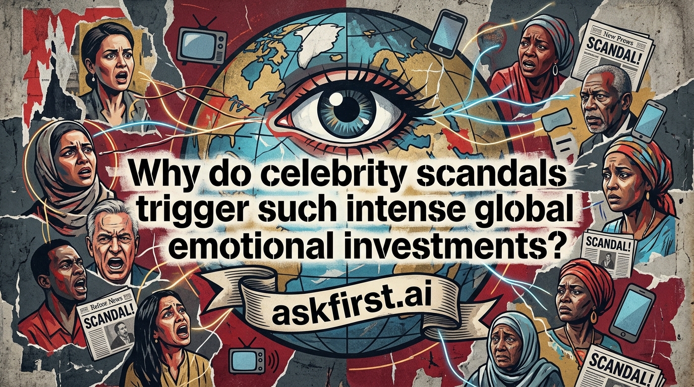 Why do celebrity scandals trigger such intense global emotional investments? Why do celebrity scandals trigger such intense global emotional investments?