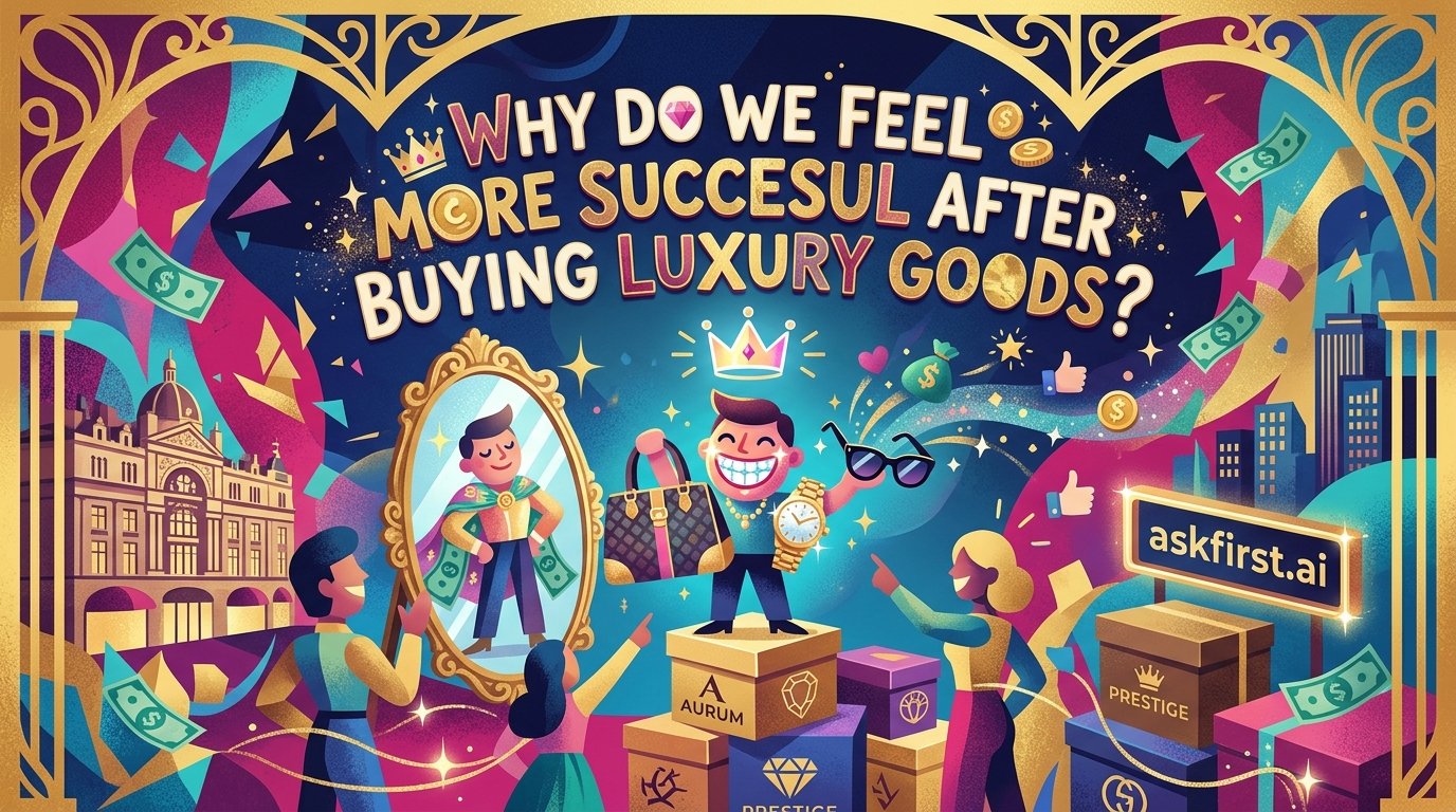 Why do we feel more successful after buying luxury goods? Why do we feel more successful after buying luxury goods?