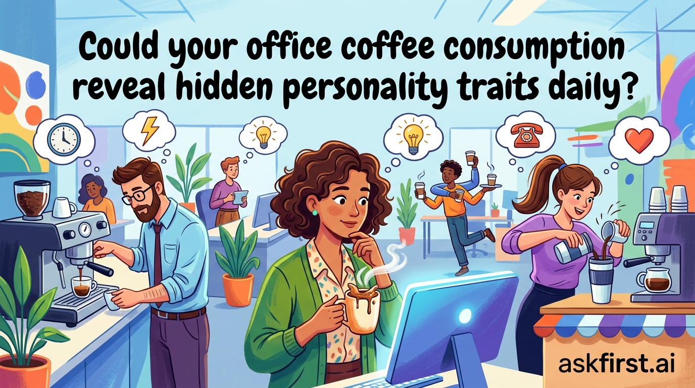 Could your office coffee consumption reveal hidden personality traits daily? Could your office coffee consumption reveal hidden personality traits daily?