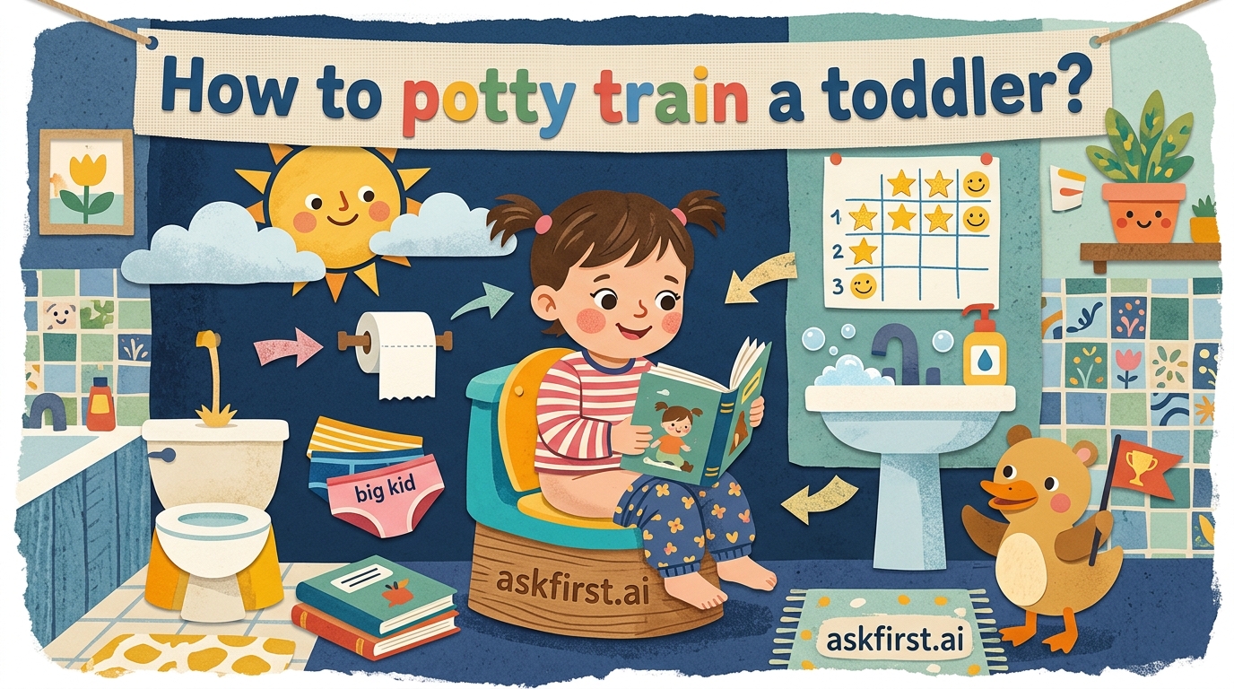 How to potty train a toddler? How to potty train a toddler?