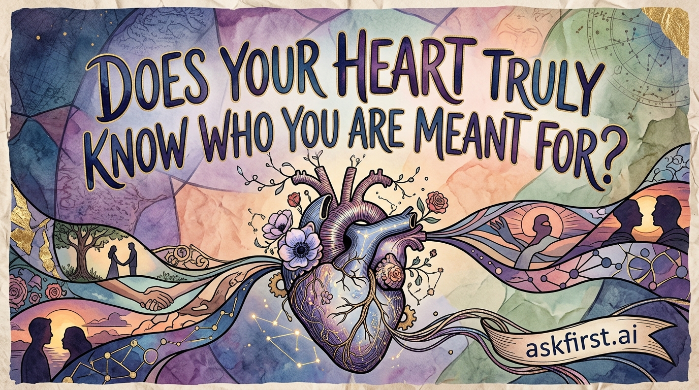 Does your heart truly know who you are meant for? Does your heart truly know who you are meant for?