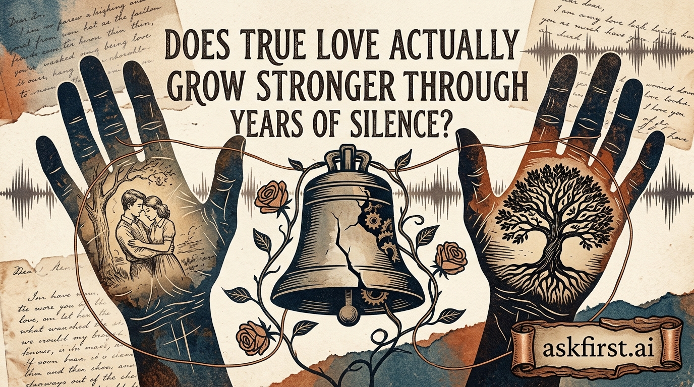 Does true love actually grow stronger through years of silence? Does true love actually grow stronger through years of silence?