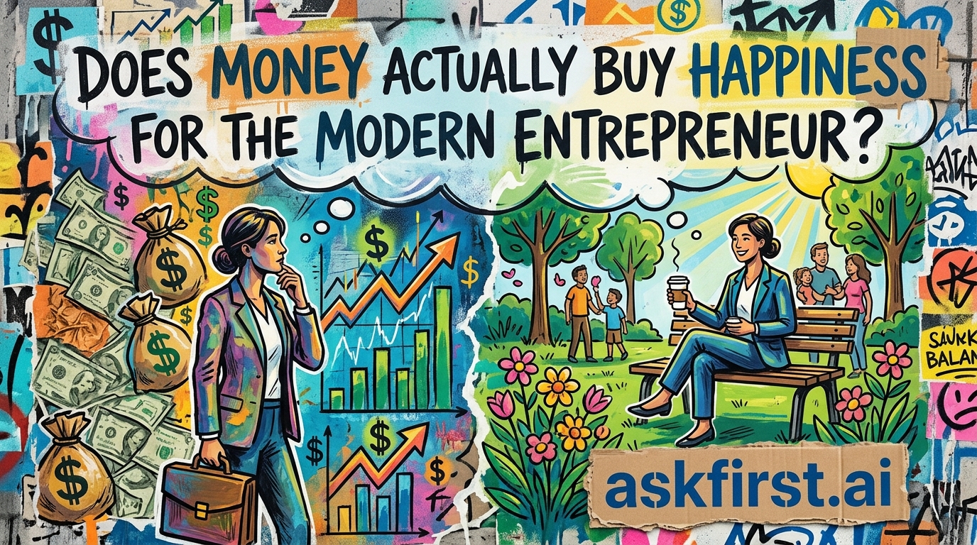 Does money actually buy happiness for the modern entrepreneur? Does money actually buy happiness for the modern entrepreneur?