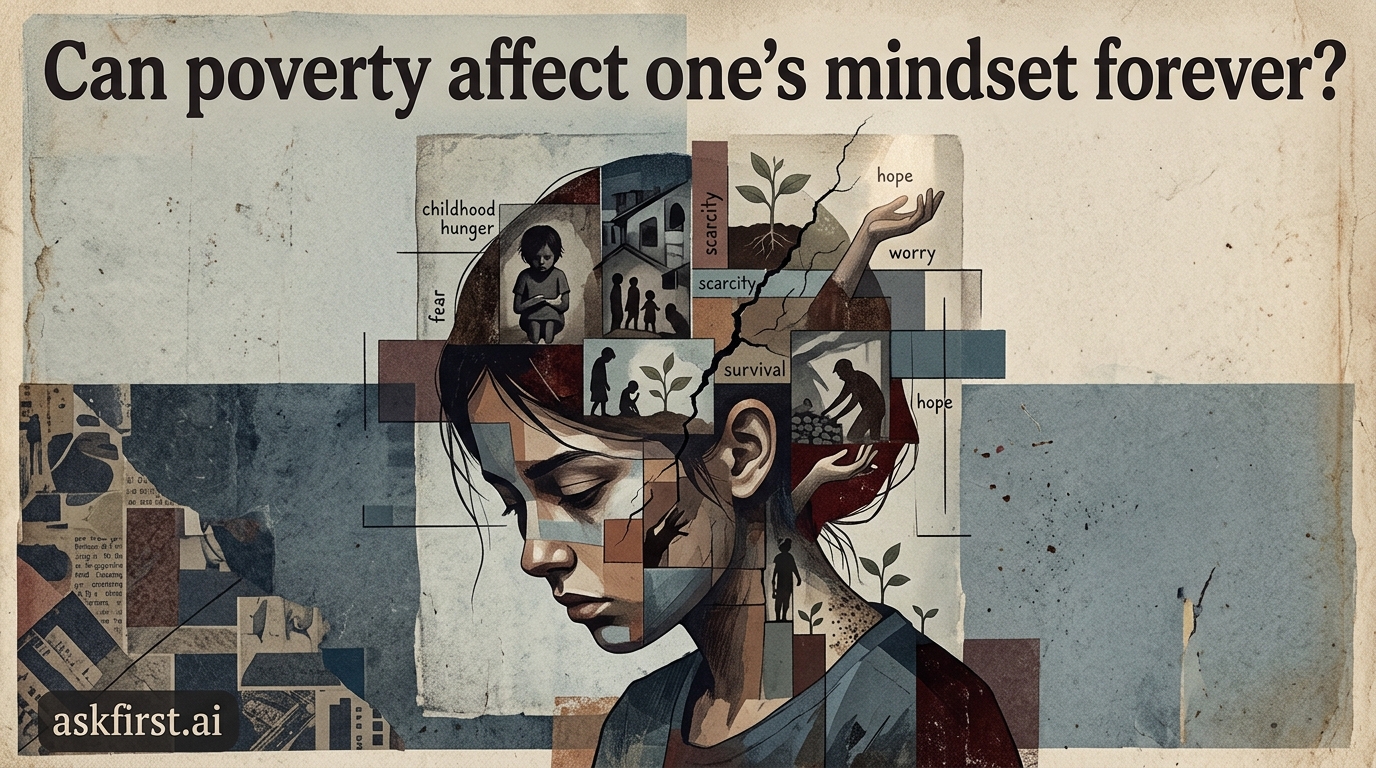 Can poverty affect one's mindset forever? Can poverty affect one's mindset forever?
