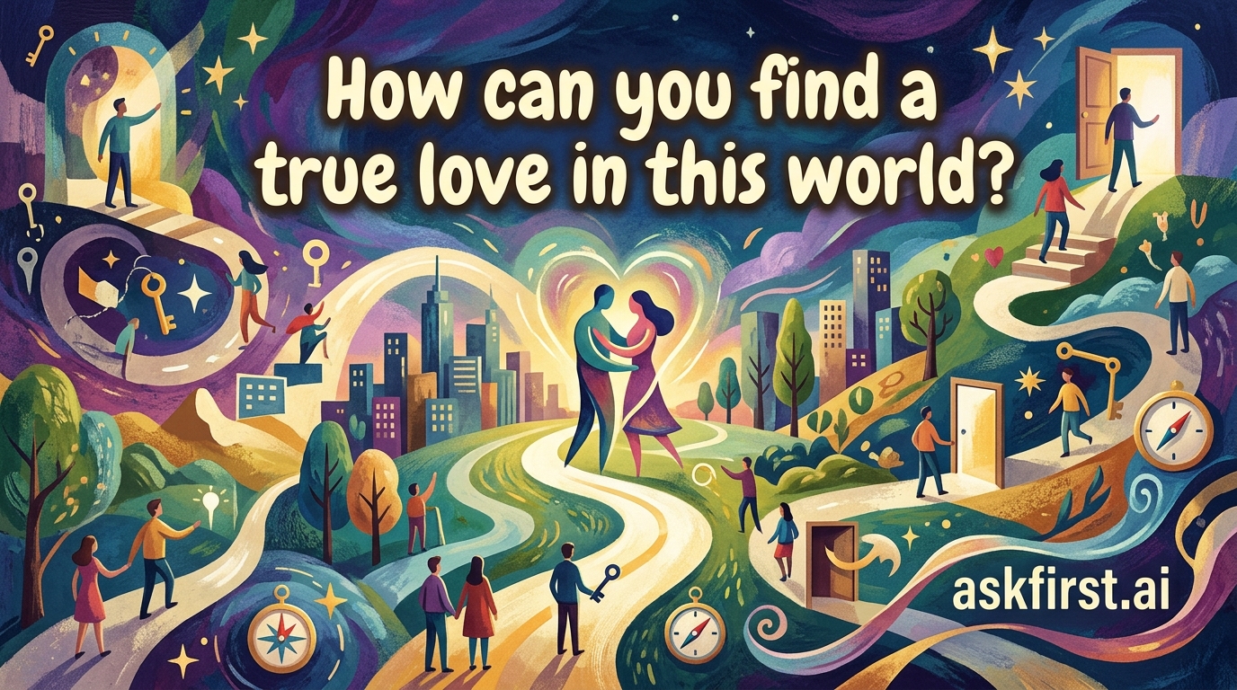 How can you find a true love in this world? How can you find a true love in this world?