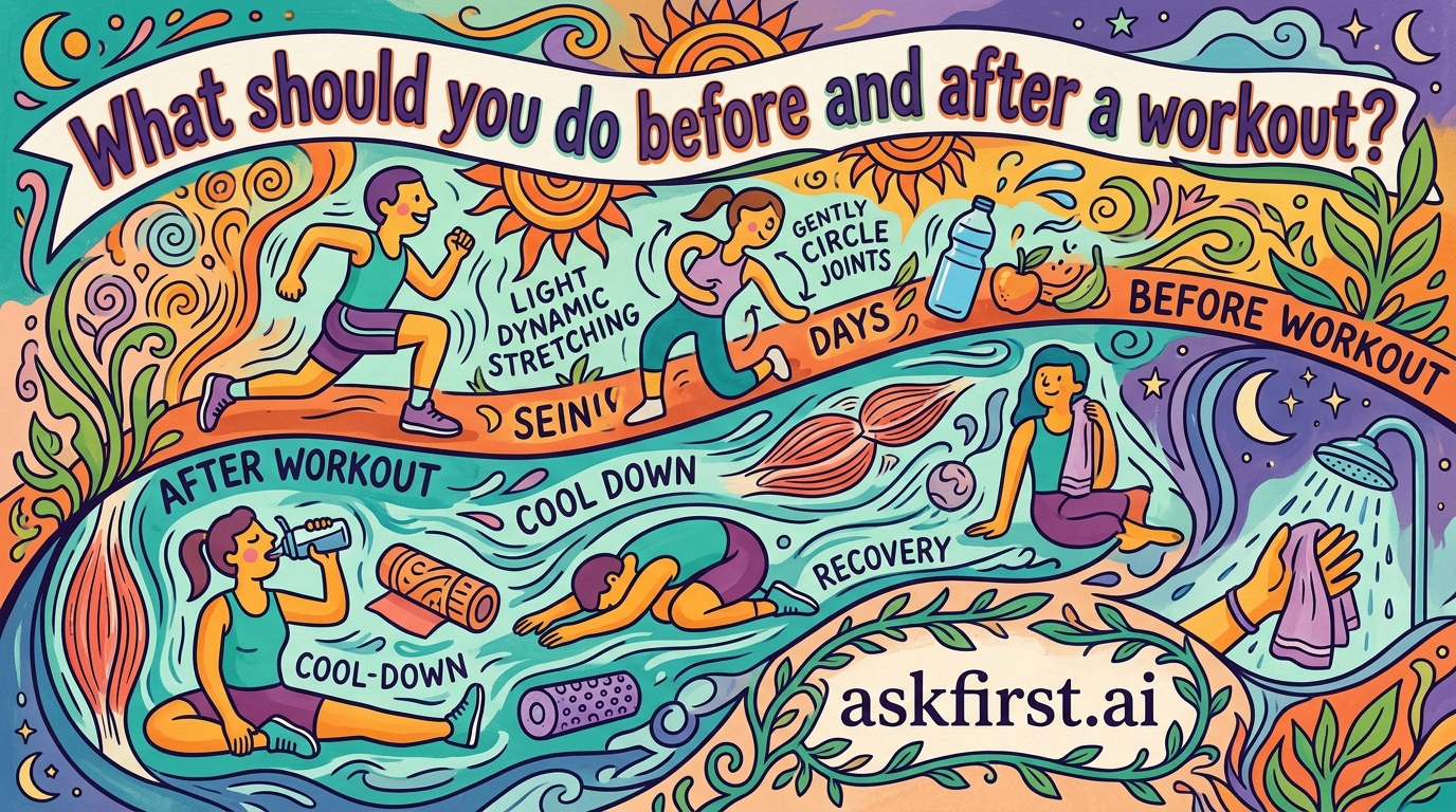 What should you do before and after a workout? What should you do before and after a workout?