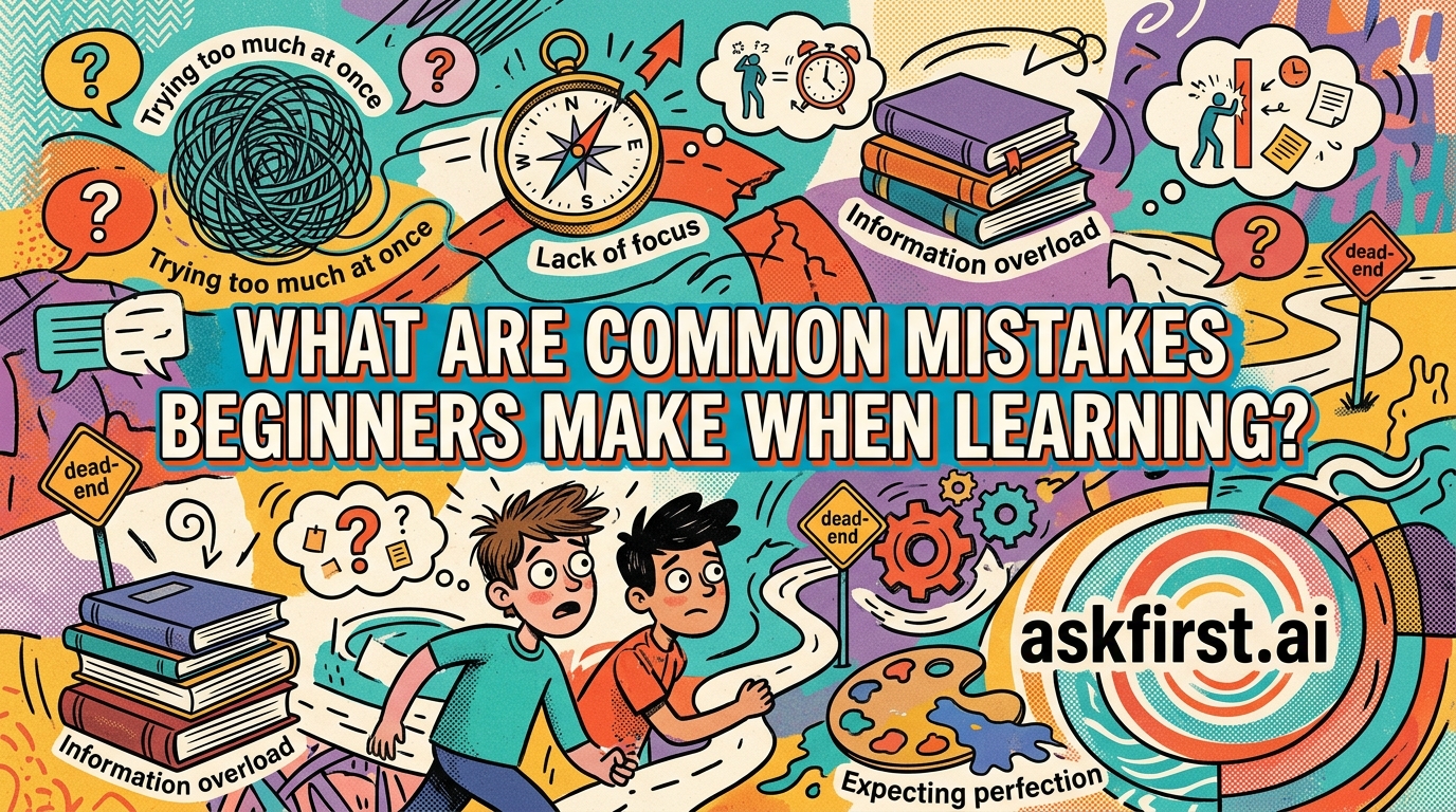 What are common mistakes beginners make when learning? What are common mistakes beginners make when learning?