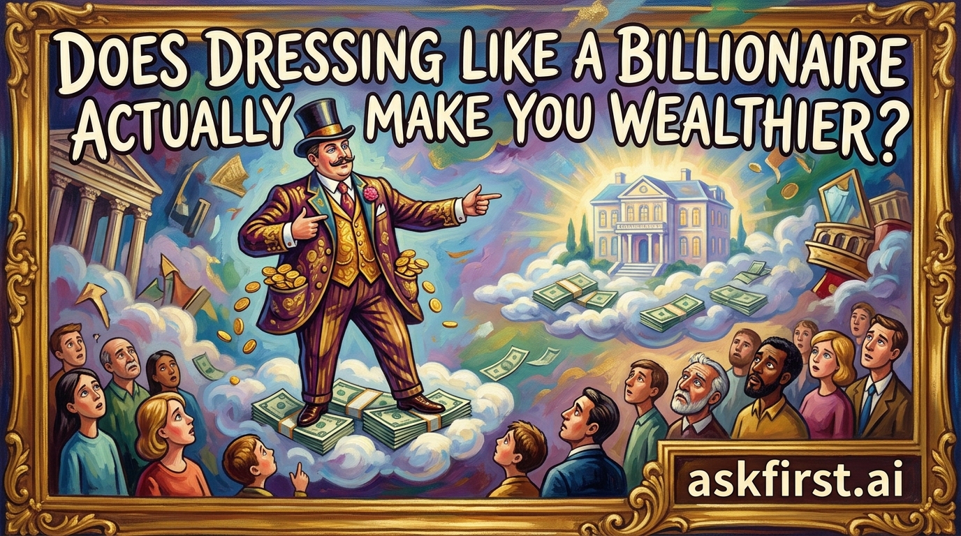 Does dressing like a billionaire actually make you wealthier? Does dressing like a billionaire actually make you wealthier?
