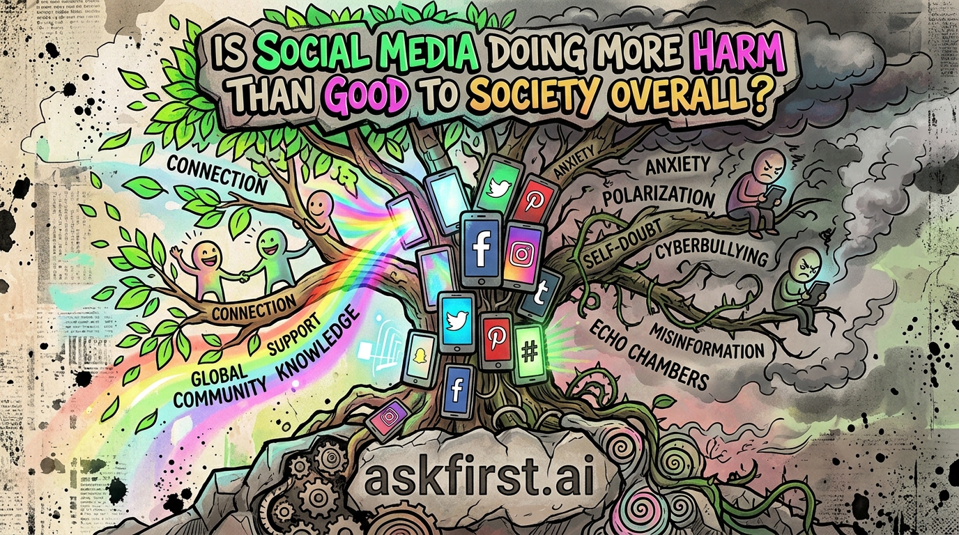 Is social media doing more harm than good to society overall? Is social media doing more harm than good to society overall?