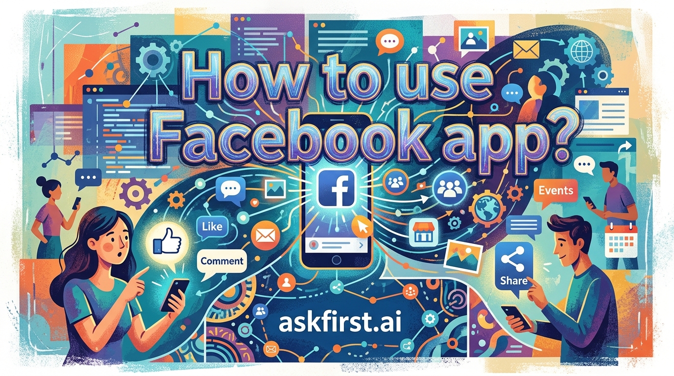 How to use Facebook app? How to use Facebook app?