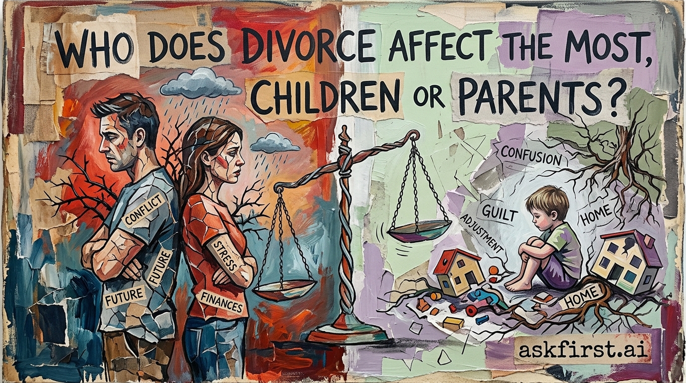 Who does divorce affect the most,children or parents? Who does divorce affect the most,children or parents?