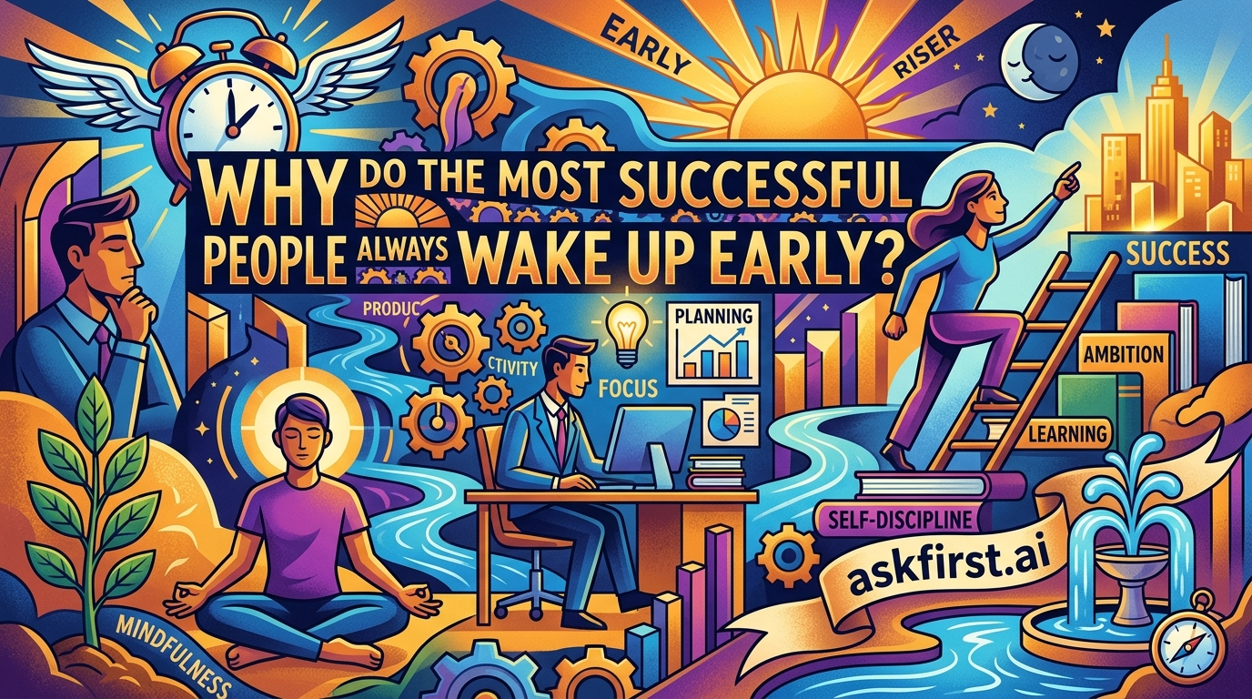 Why do the most successful people always wake up early? Why do the most successful people always wake up early?