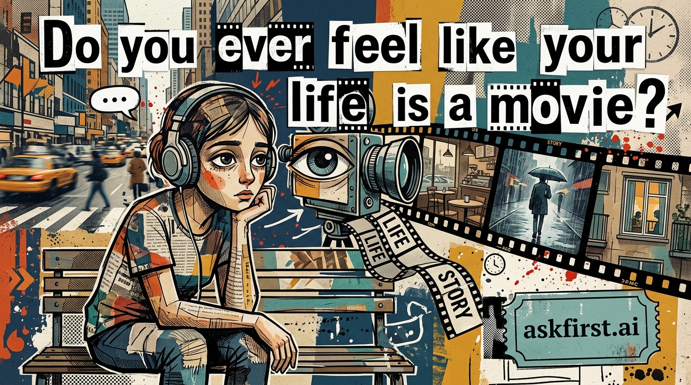 Do you ever feel like your life is a movie? Do you ever feel like your life is a movie?