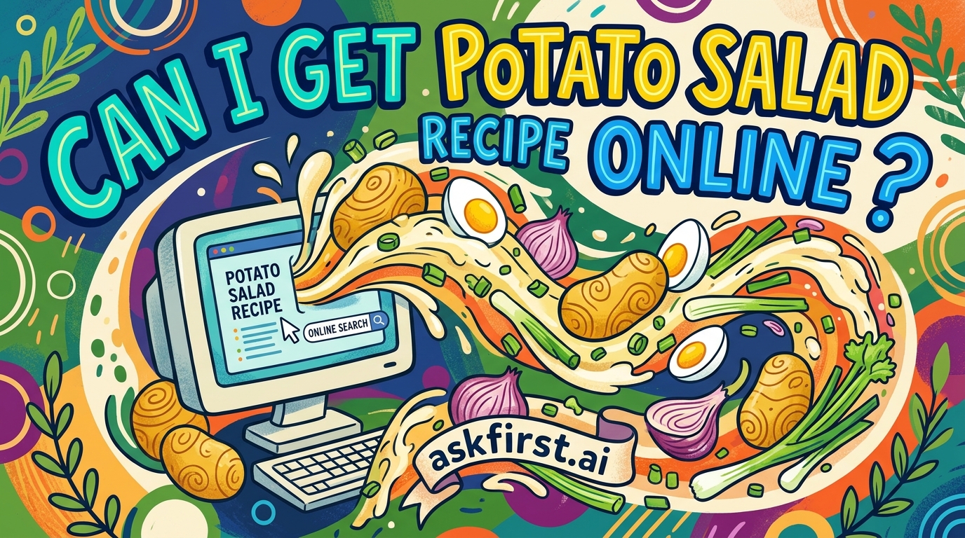 Can I get potato salad recipe online ? Can I get potato salad recipe online ?