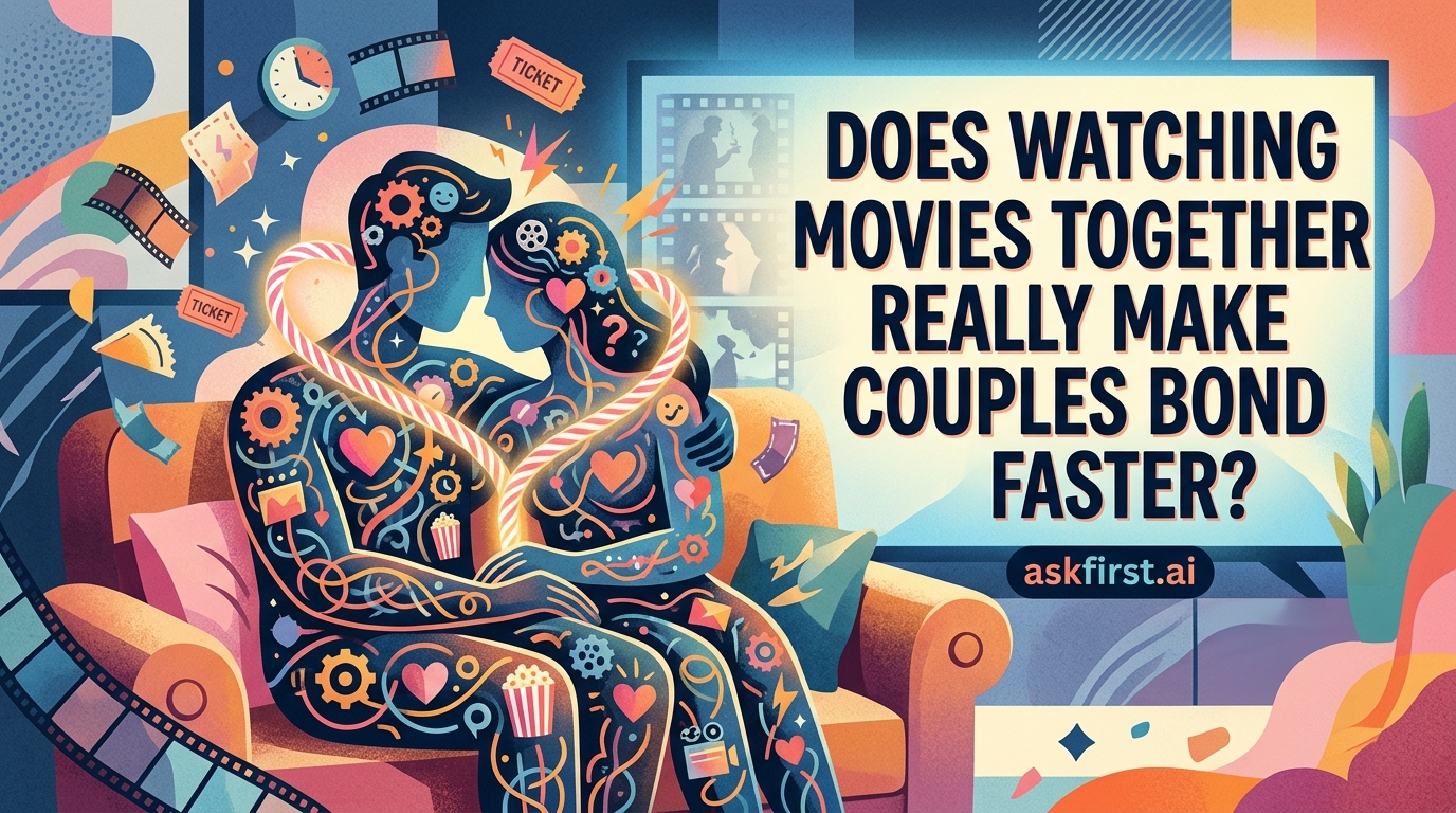 Does watching movies together really make couples bond faster? Does watching movies together really make couples bond faster?