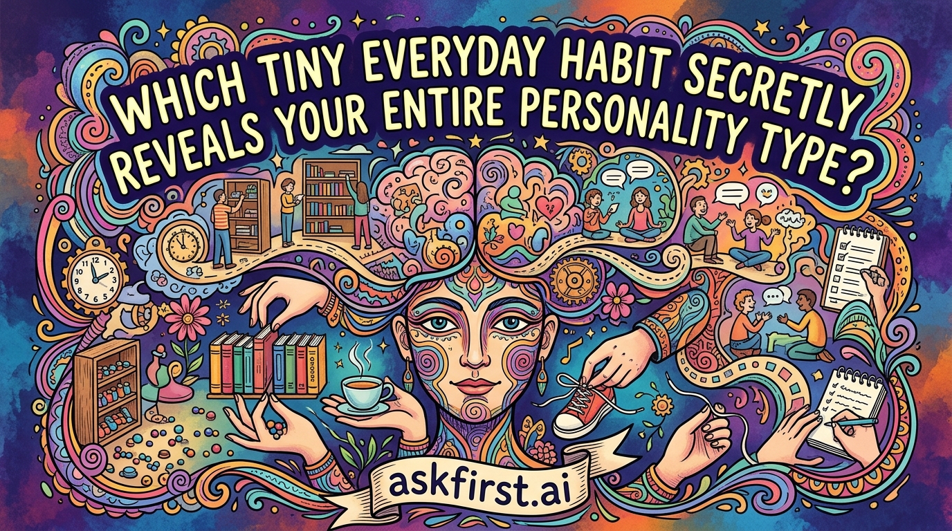 Which tiny everyday habit secretly reveals your entire personality type? Which tiny everyday habit secretly reveals your entire personality type?