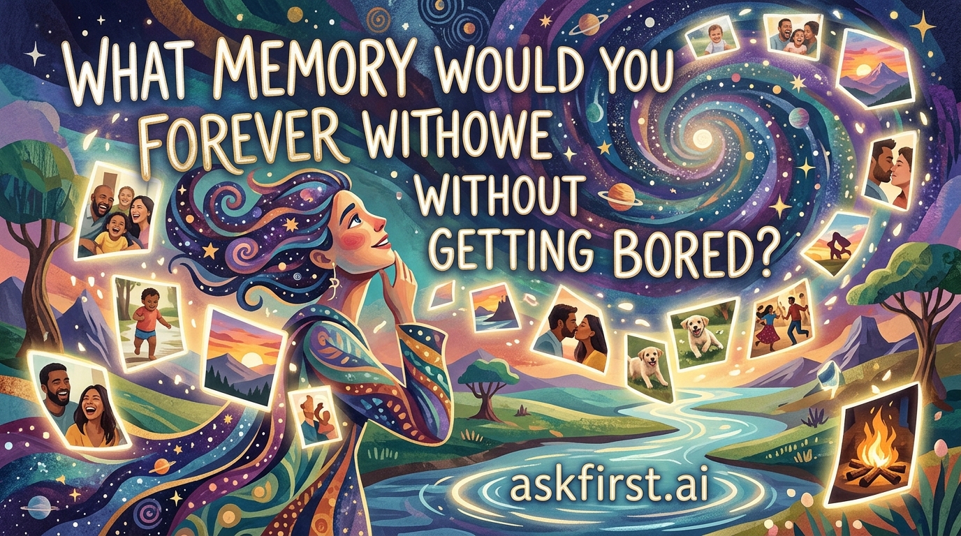 What memory would you relive forever without getting bored? What memory would you relive forever without getting bored?
