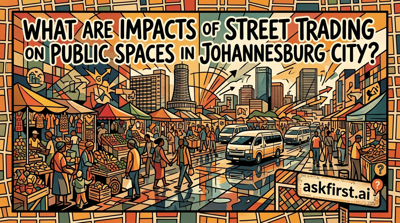 What are impacts of street trading on public spaces in Johannesburg city? What are impacts of street trading on public spaces in Johannesburg city?