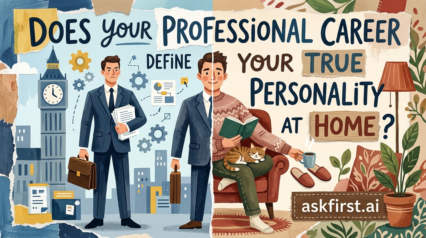Does your professional career define your true personality at home? Does your professional career define your true personality at home?