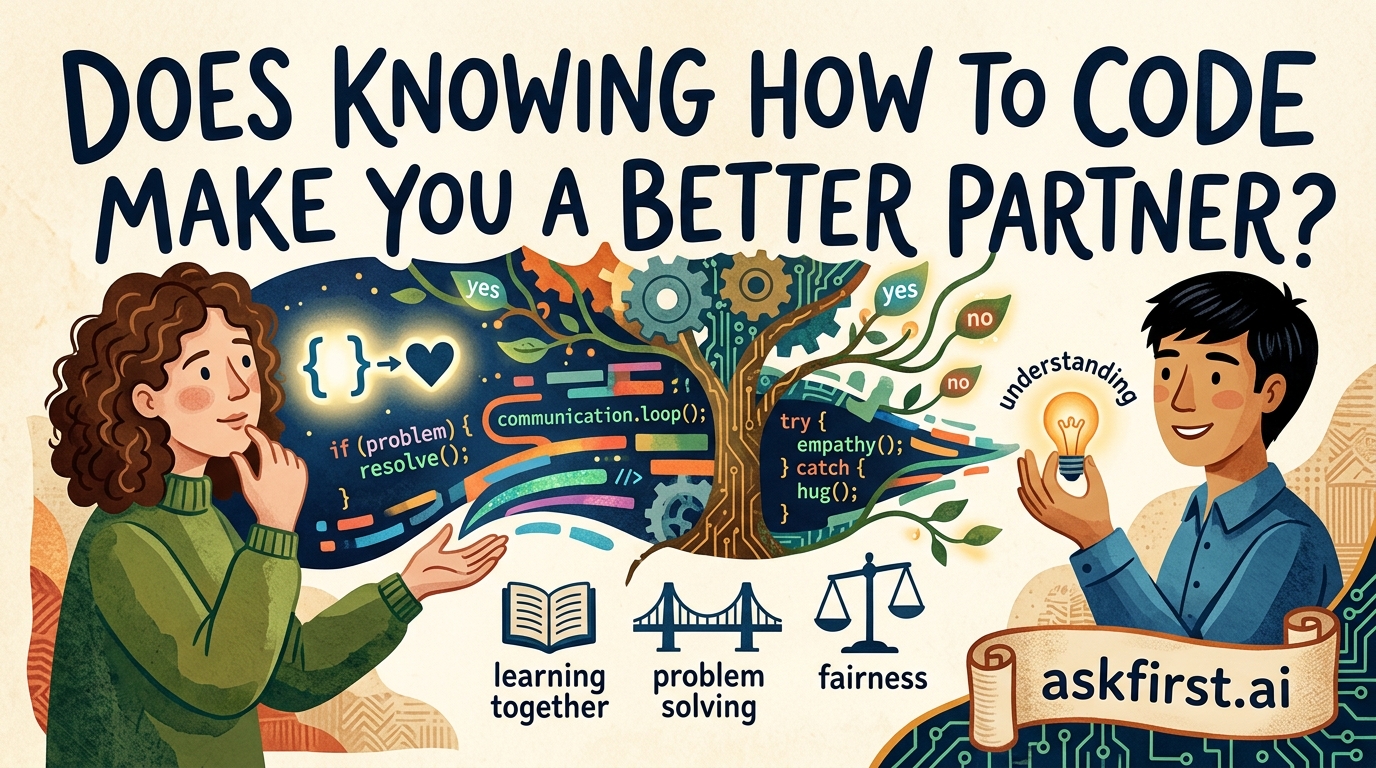 Does knowing how to code make you a better partner? Does knowing how to code make you a better partner?