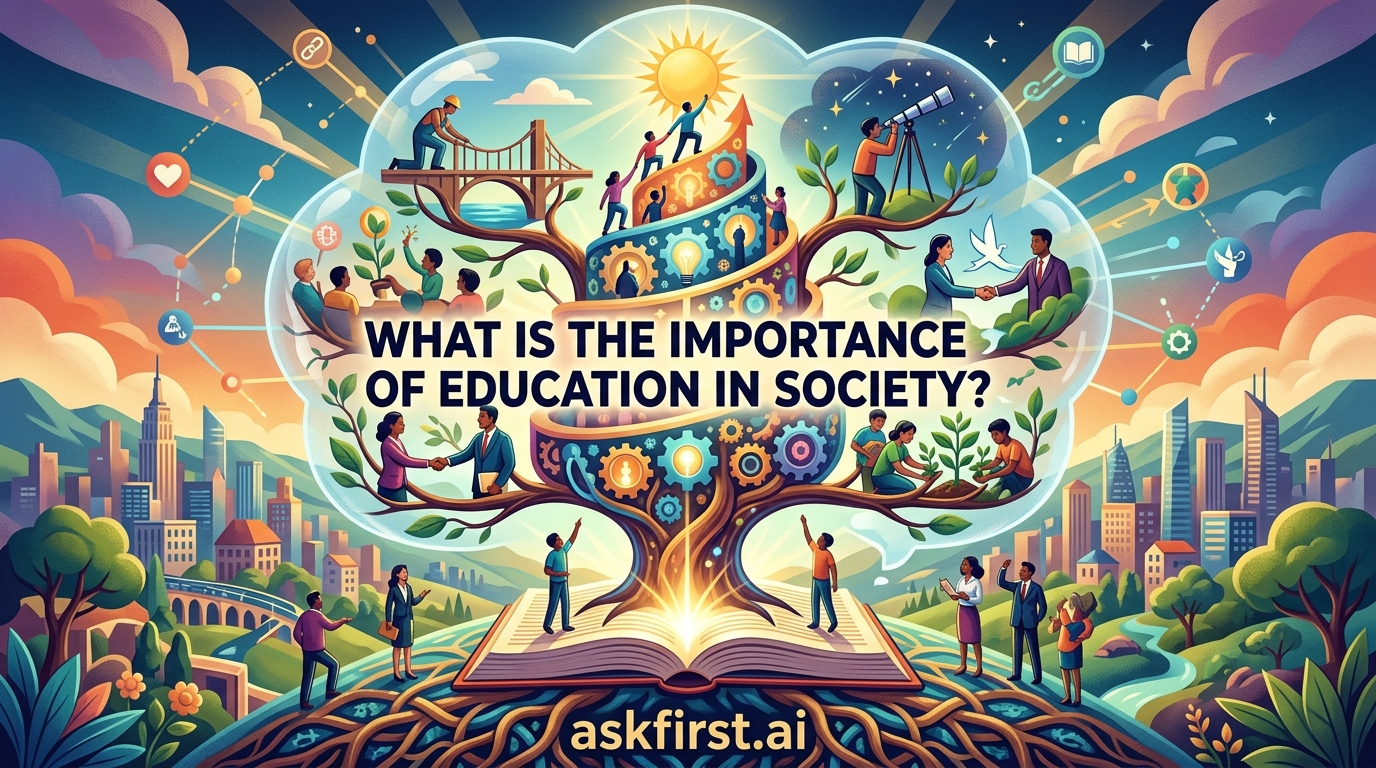 What is the importance of education in society? What is the importance of education in society?