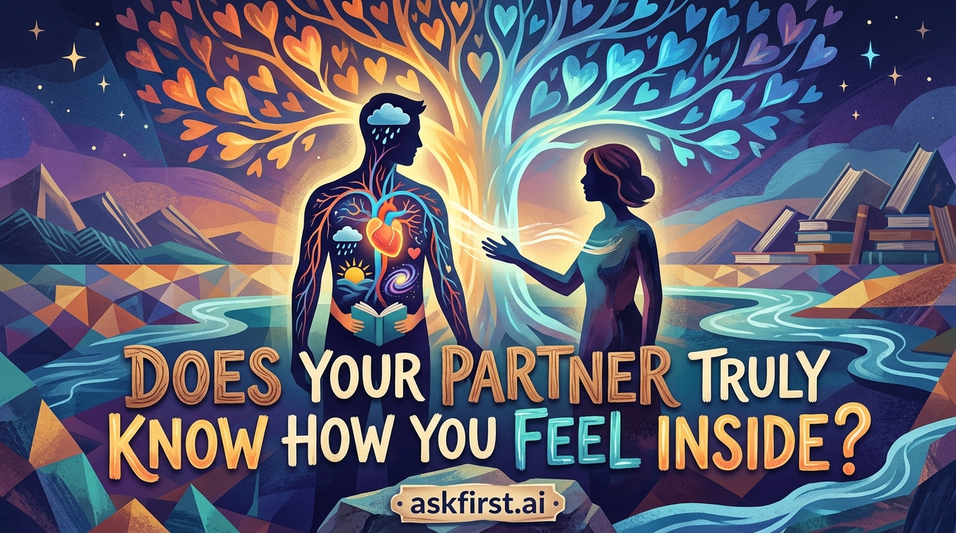 Does your partner truly know how you feel inside? Does your partner truly know how you feel inside?